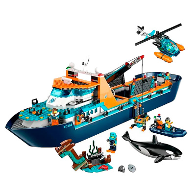 Конструктор Lego City 60368 Корабль исследователь Арктики 1